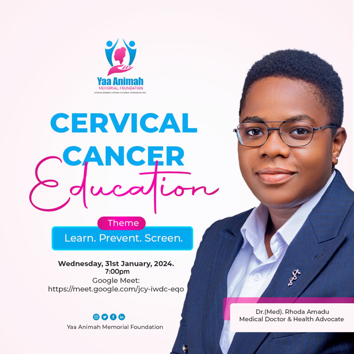 Cervical Cancer Education Session